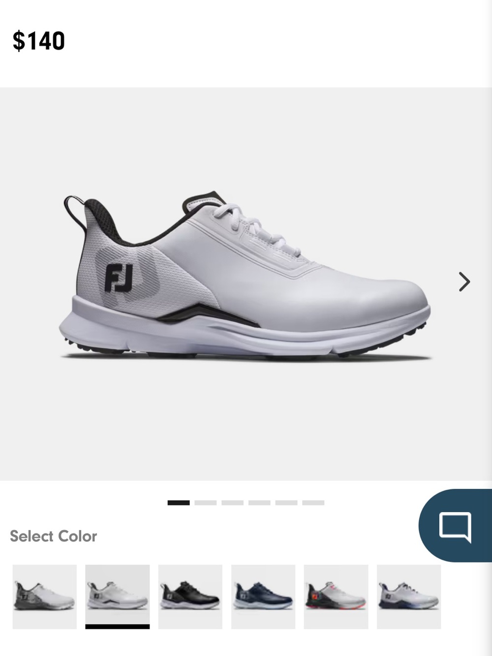FootJoy FJ Fuel White/Gray Men's Golf Shoes